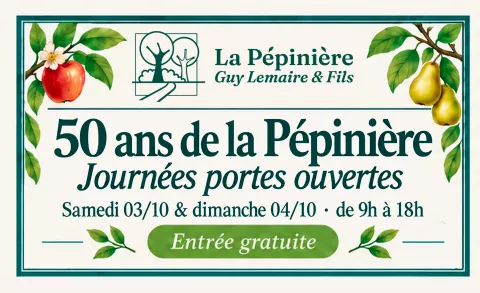 50 ans de la Pépinière